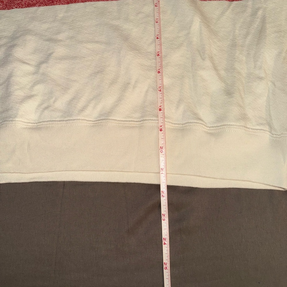 THE GREAT. Sweatshirt with Red Stripes - Picture 5 of 6